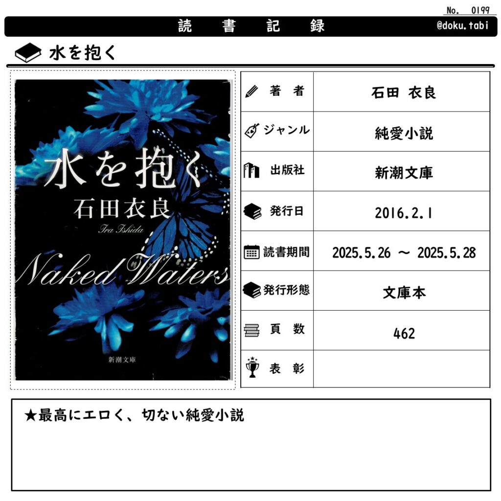 水を抱く:読書記録