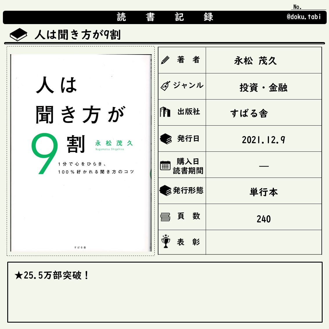 人は聞き方が9割:書籍情報